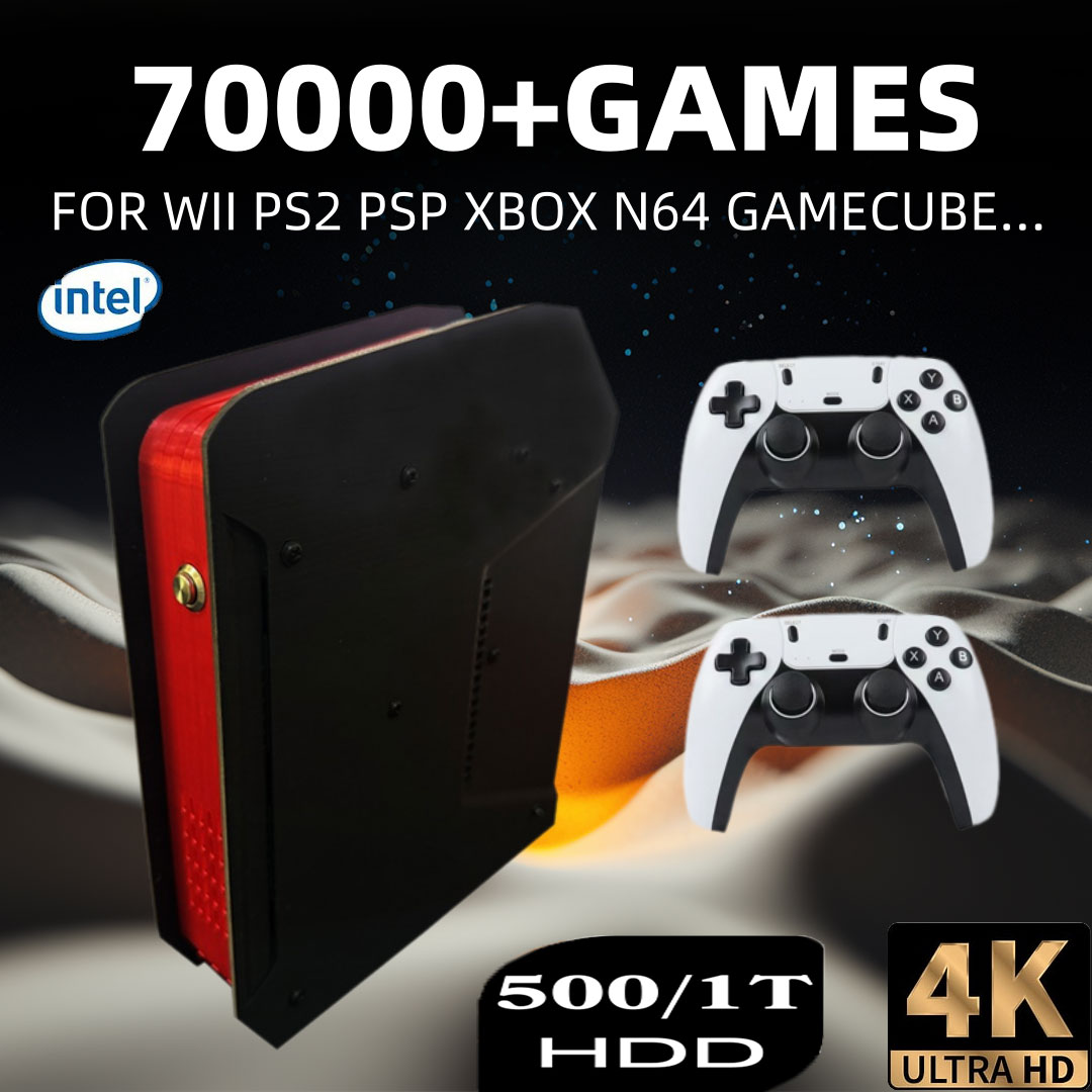 Retro Gaming Hdd - PS2/PSP/WII/N64/DC/SS 용 1T 듀얼 시스템 및