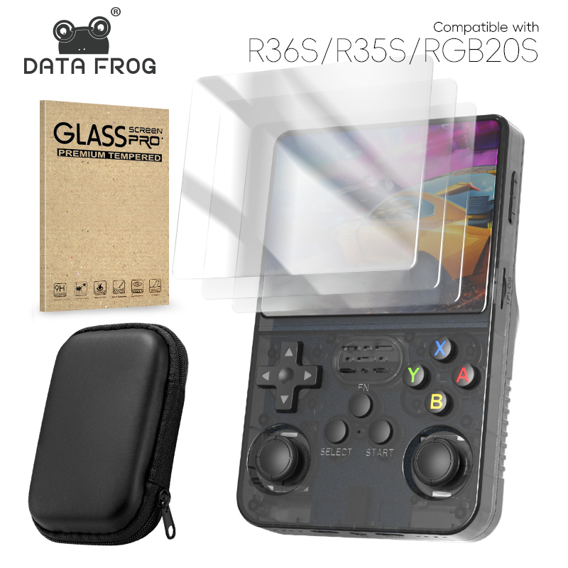 Console Retro Gaming Portable - 데이터 개구리 R36S 화면 보호기 R35S
