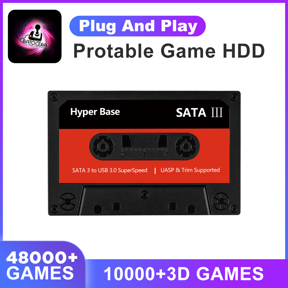 Retro Gaming Hdd - Batocera 35.linux 500G 외장형 HDD 게임