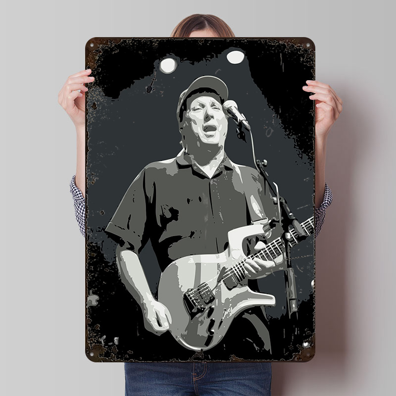 Retro Gaming Desk - Adrian Belew Tinplate 포스터 맞춤형 벽