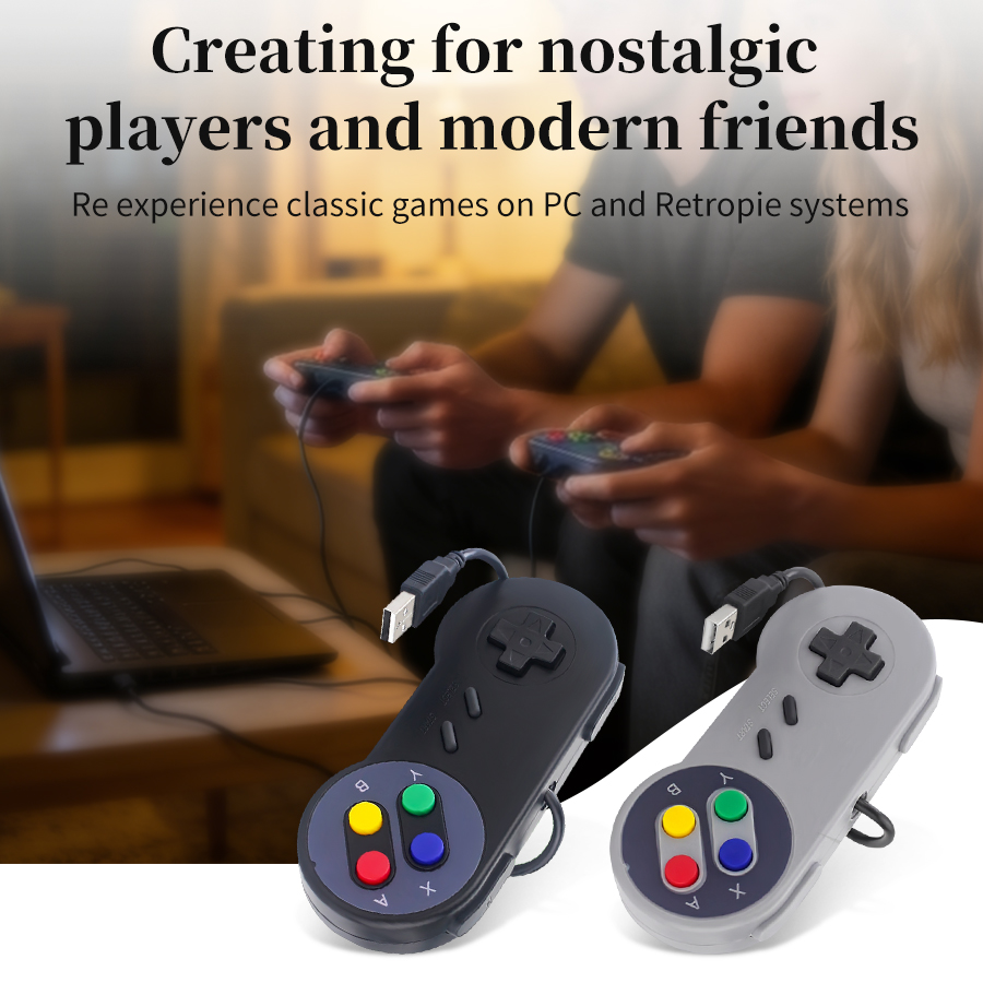 Retro Gaming Raspberry Pi 4 - USB 레트로 게임패드 (PC용 NESPi RetroPie