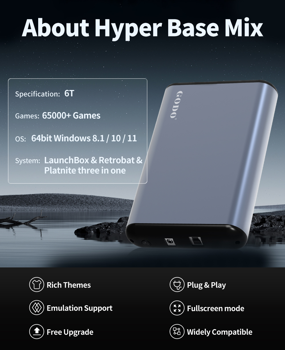 JMachen 6TB 휴대용 게임용 HDD 시스템 3- - Retro Gaming Hdd 리뷰 및 가격