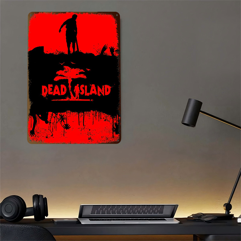 데드 아일랜드 게임 개인 맞춤형 3D 텍스처 금속 포스 - Retro Gaming Island 리뷰 및 가격