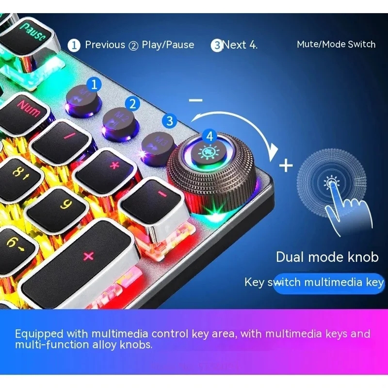 AULA F2088 기계식 게이머 키보드 펑크 키 캡  - Retro Gaming Uk 리뷰 및 가격