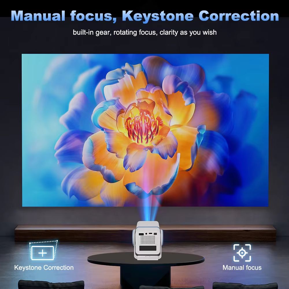 DESS 프로젝터 안드로이드 13 듀얼 밴드 Wifi6 - Retro Gaming Projector 리뷰 및 가격