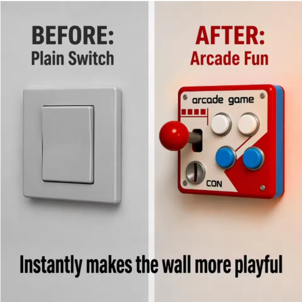 레트로 아케이드 조이스틱 스위치 플레이트 커버, 펀치프 - Retro Gaming Accessories 리뷰 및 가격