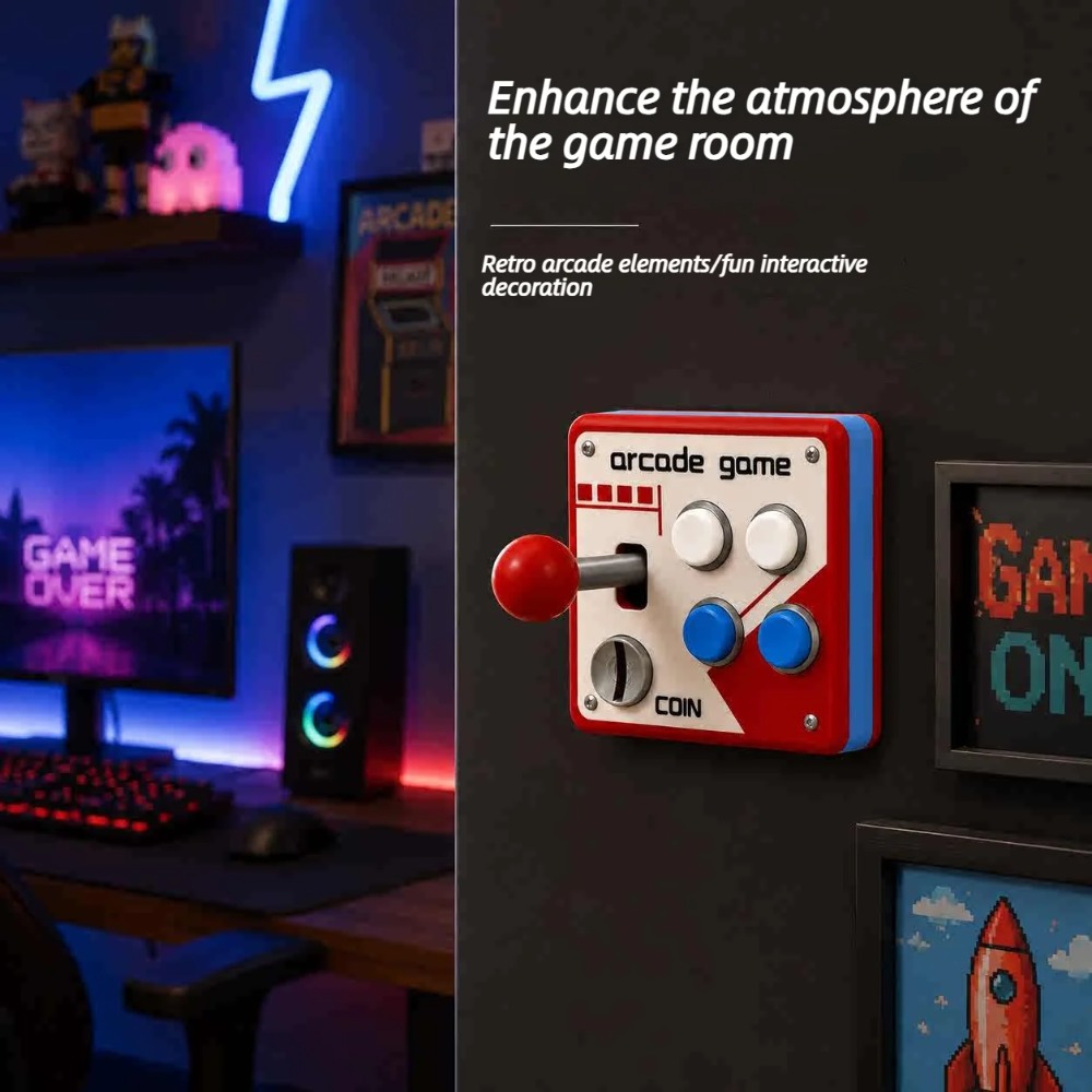 레트로 아케이드 조이스틱 스위치 플레이트 커버, 펀치프 - Retro Gaming Accessories 리뷰 및 가격