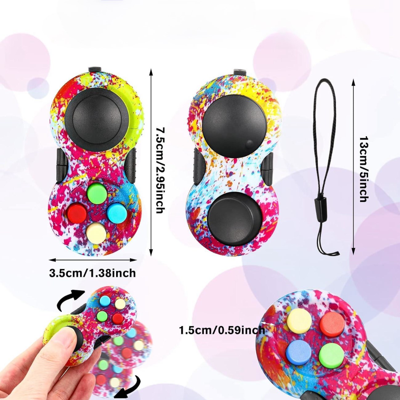 Fidget 패드 레트로 클래식 Fidget 컨트롤러  - Console Retro Gaming Portable 리뷰 및 가격