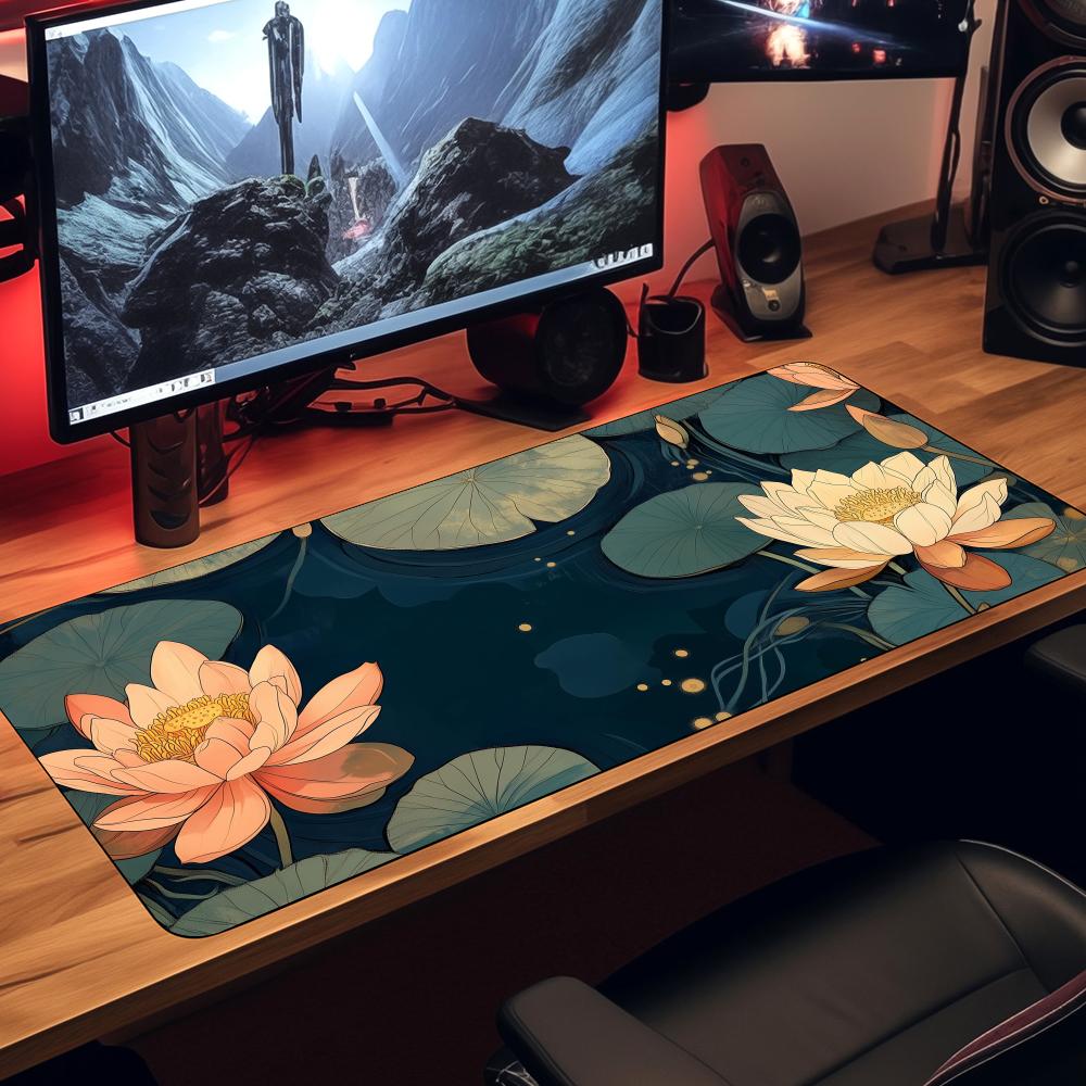 레트로 플라워 아트 렌더링 마우스 패드 데스크 매트 게 - Retro Gaming Desk 리뷰 및 가격