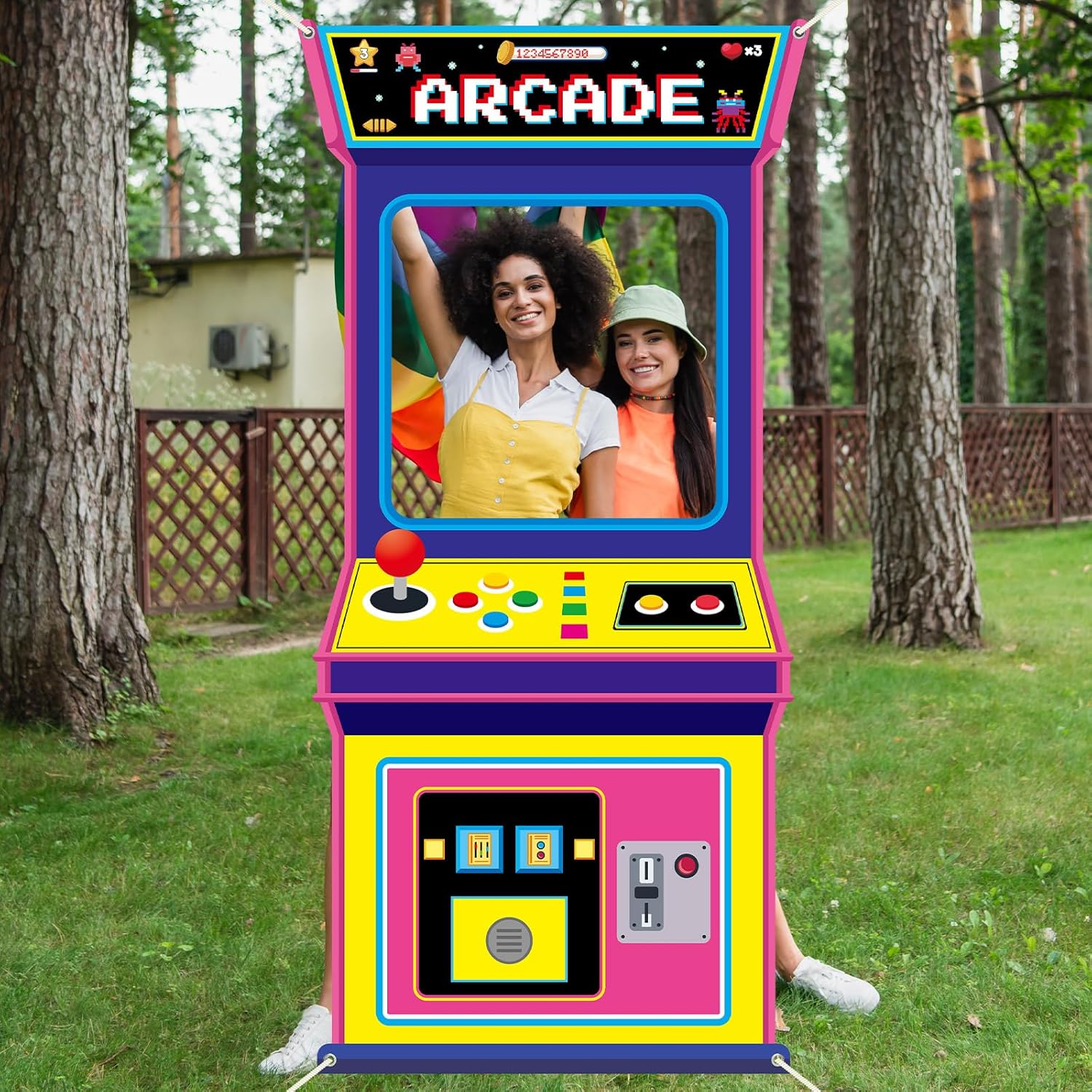 패브릭 아케이드 게임 사진 배경 레트로 비디오 게임 장 - Background Retro Gaming 리뷰 및 가격