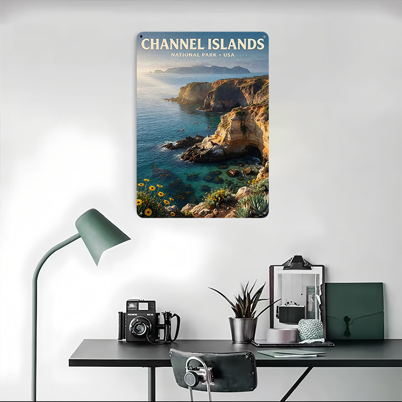 채널 아일랜드 국립공원 금속 포스터 맞춤형 벽 장식 레 - Retro Gaming Island 리뷰 및 가격