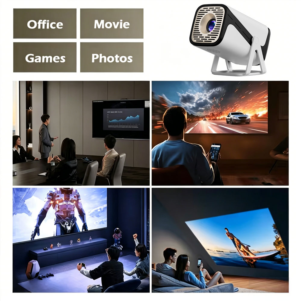 스마트 미니 프로젝터 내장 Wi-Fi 블루투스 지원 4 - Retro Gaming Projector 리뷰 및 가격