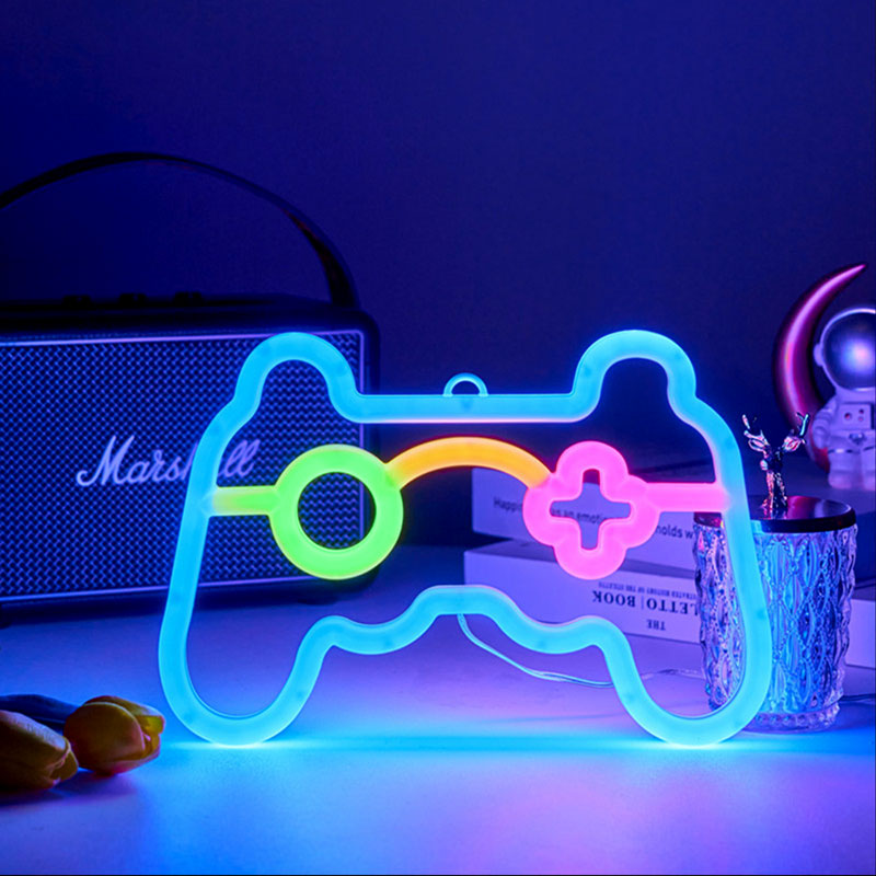 게이머 네온사인 조명, E-스포츠룸용 게이머 컨트롤러  - Retro Gaming Projector 리뷰 및 가격