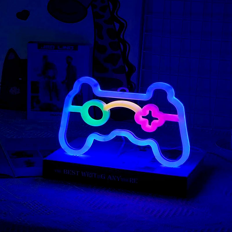 게이머 네온사인 조명, E-스포츠룸용 게이머 컨트롤러  - Retro Gaming Projector 리뷰 및 가격