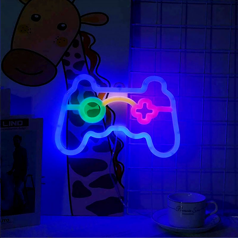 게이머 네온사인 조명, E-스포츠룸용 게이머 컨트롤러  - Retro Gaming Projector 리뷰 및 가격