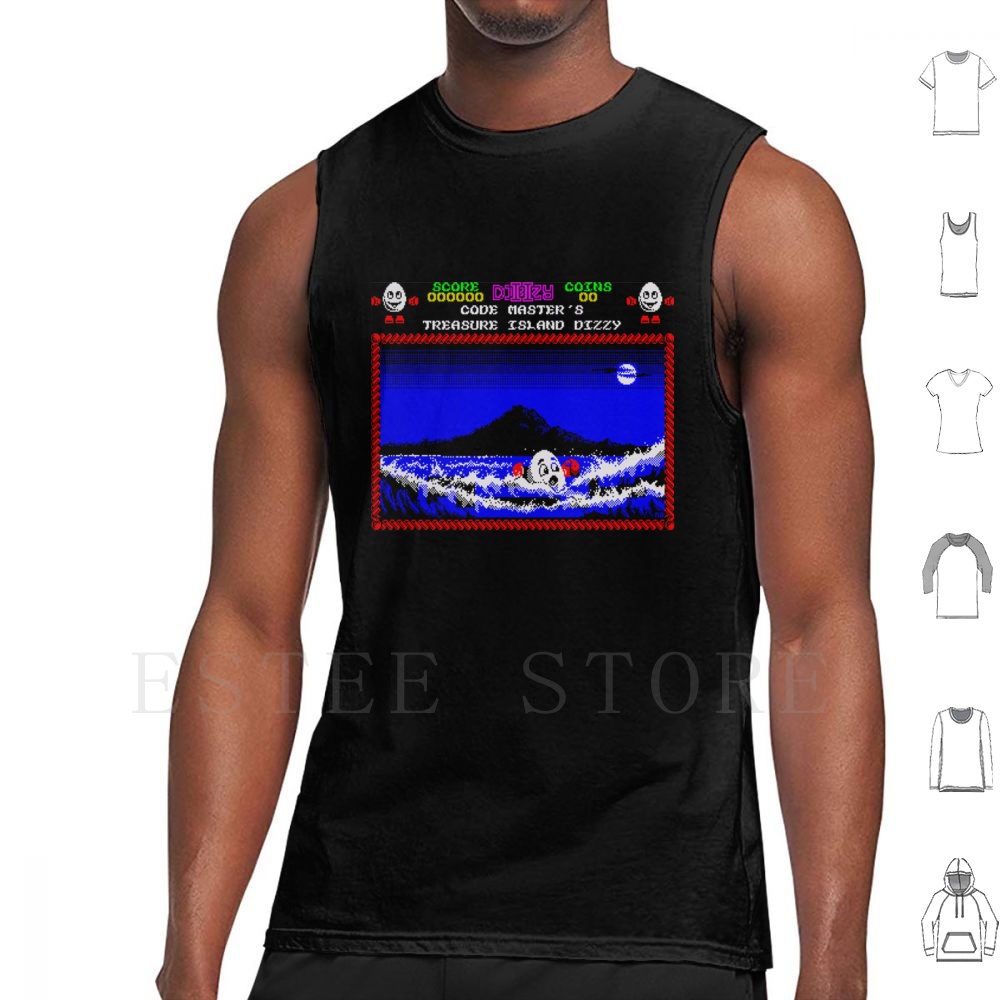 Treasure Island Dizzy Motif 탱크 - Retro Gaming Island 리뷰 및 가격