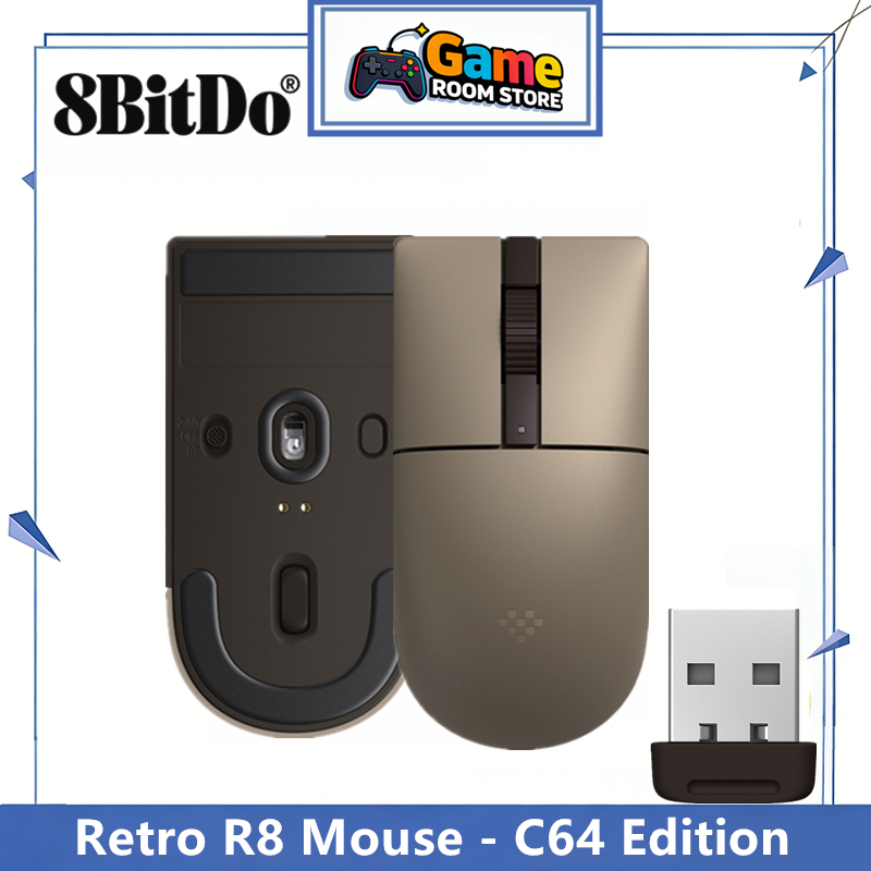 8BitDo 레트로 R8 마우스 - C64 에디션 연결 - Retro Gaming Accessories 리뷰 및 가격