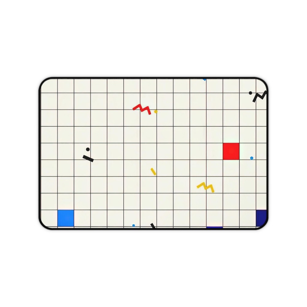 레트로 기하학적 그리드 데스크 매트 마우스 패드 멤피스 - Retro Gaming Accessories 리뷰 및 가격