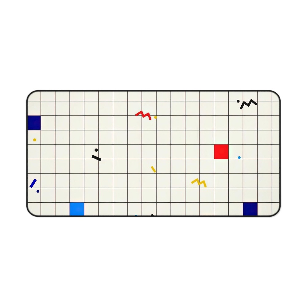 레트로 기하학적 그리드 데스크 매트 마우스 패드 멤피스 - Retro Gaming Accessories 리뷰 및 가격