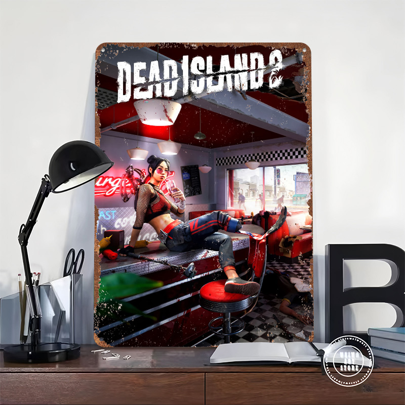 데드 아일랜드 2 게임 아트 프린트 포스터 맞춤형 벽  - Retro Gaming Island 리뷰 및 가격