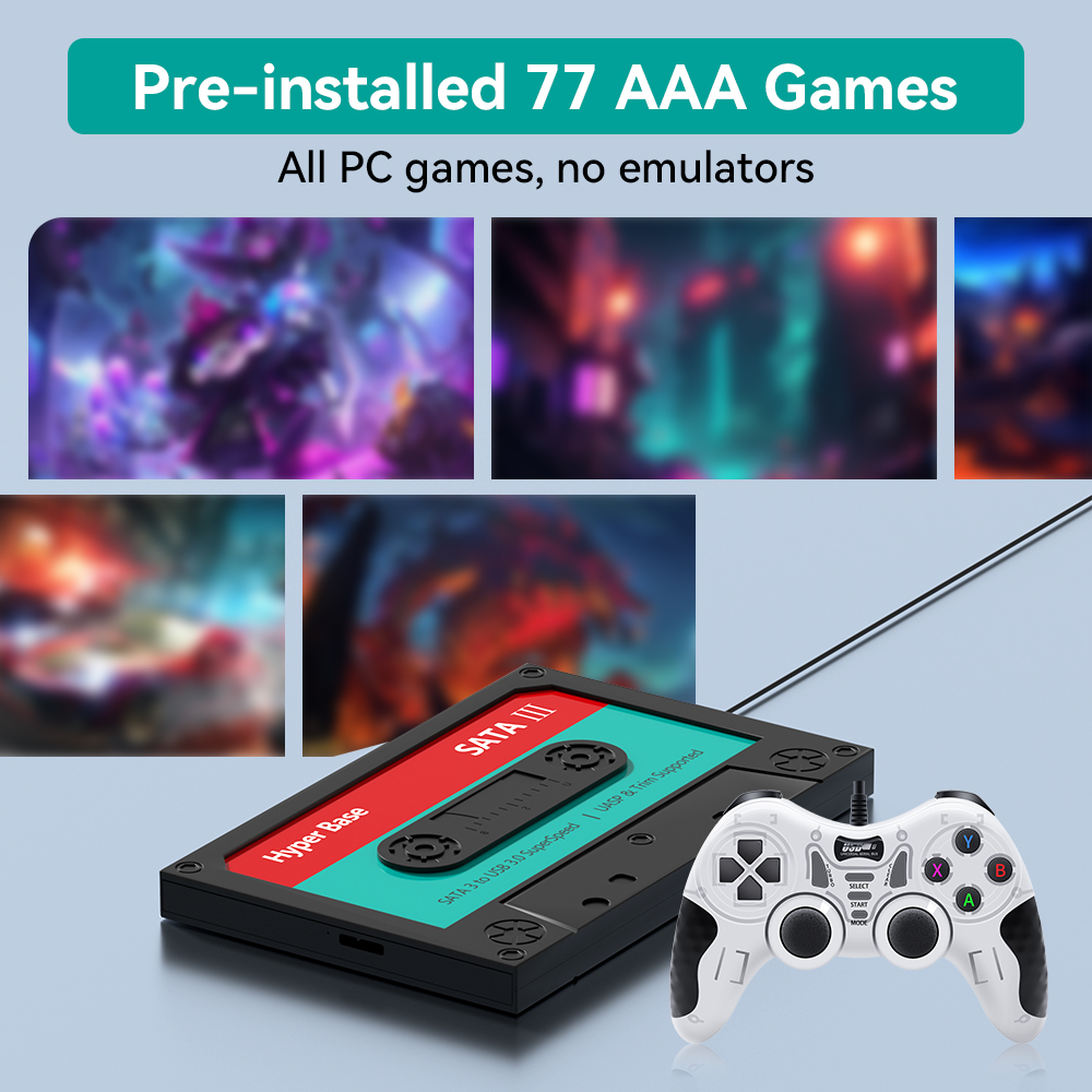 2TB 게임 하드 드라이브, 77개의 AAA 게임 포함 - Retro Gaming Hdd 리뷰 및 가격