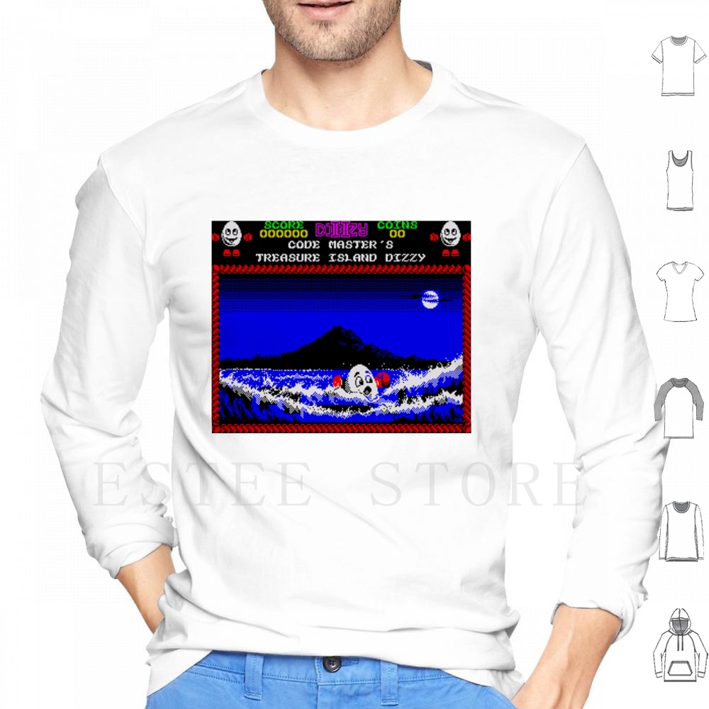 Treasure Island Dizzy Motif 후디 - Retro Gaming Island 리뷰 및 가격